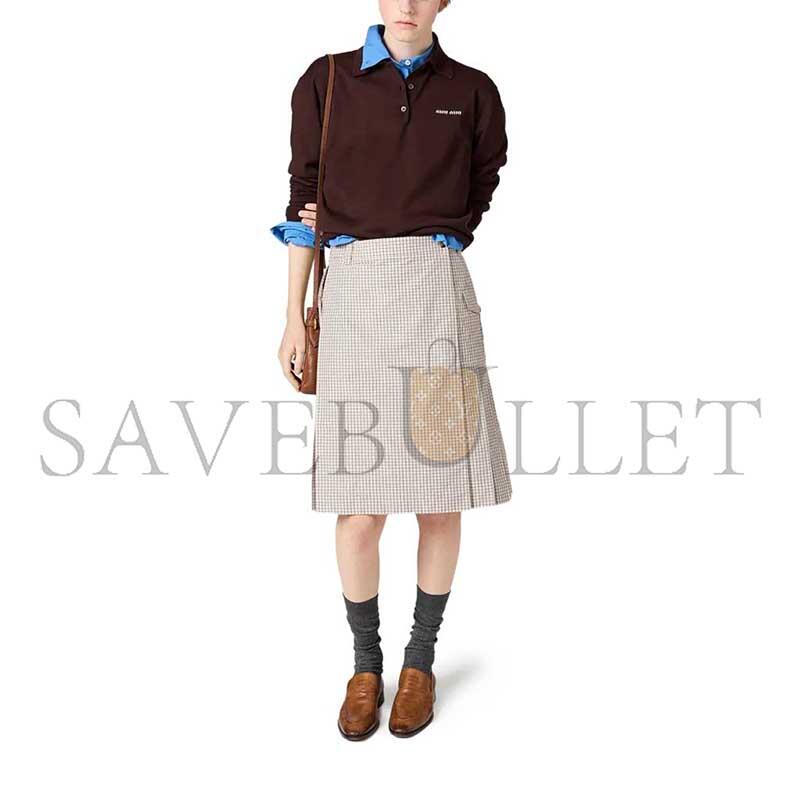M1v M1v wool knit polo shirt mml934